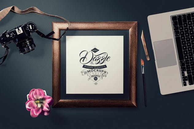 摄影艺术画框样机场景 Picture Frame Mockup Scenes插图(3)