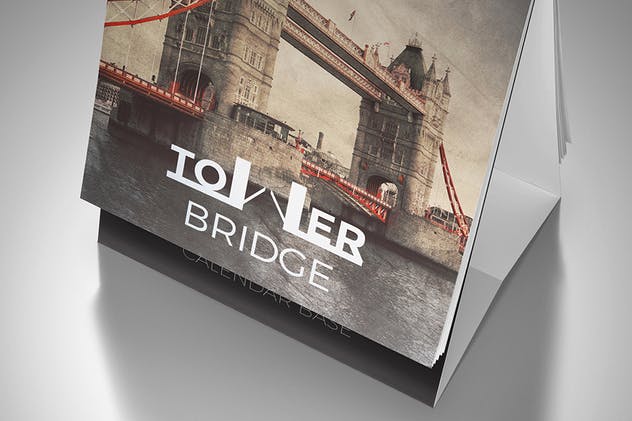 桌面日历设计展示样机模板v3 Desk Calendar Mock-Up vol.3插图(2)