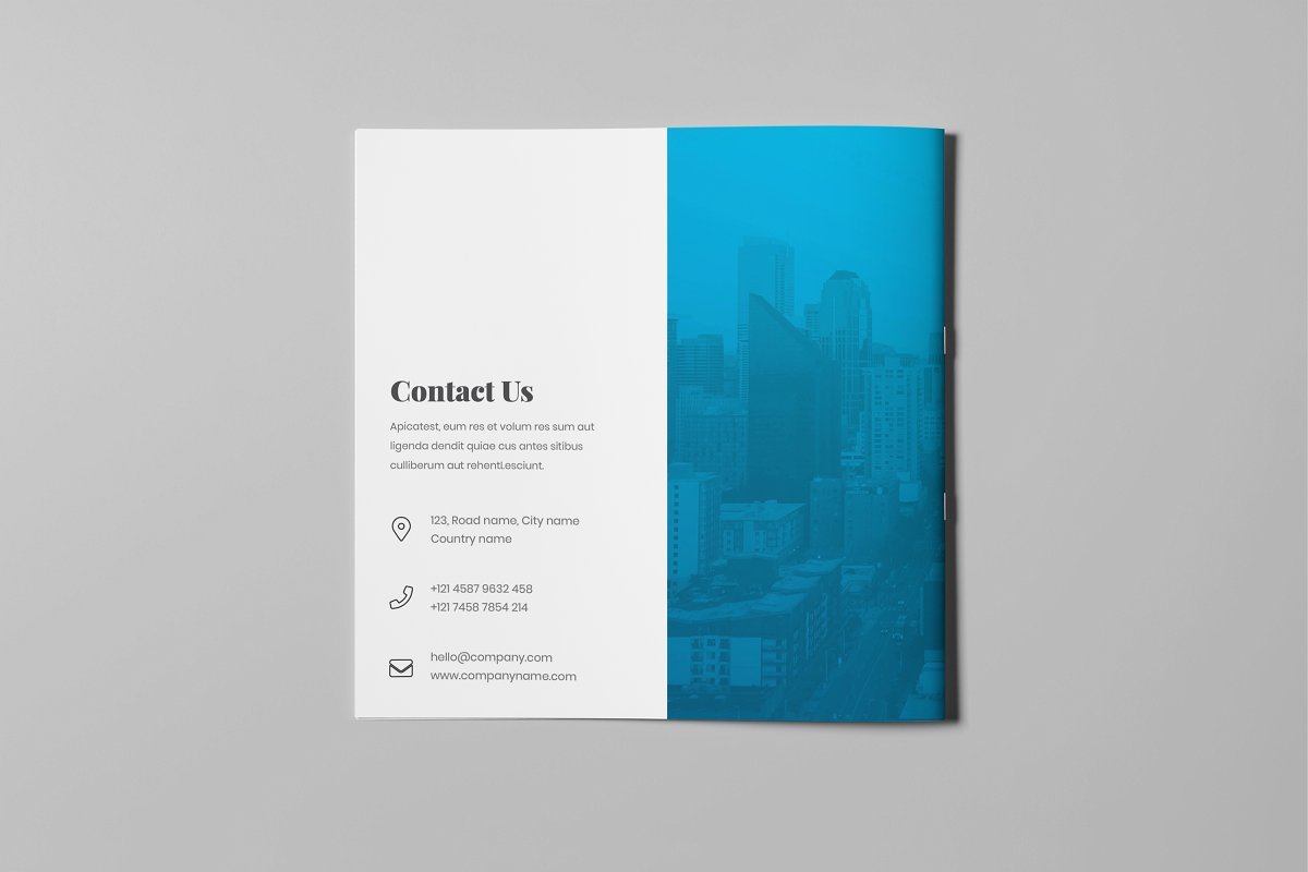 企业简约高效宣传册设计模板插图(10)