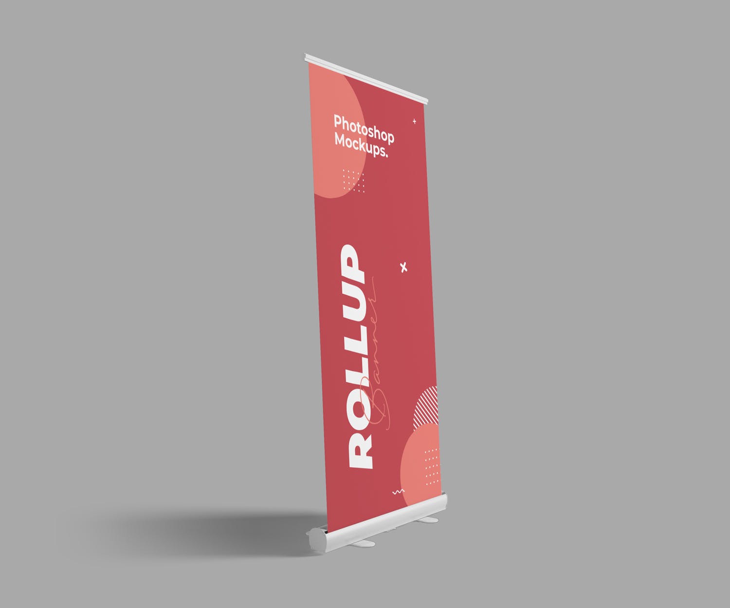 易拉宝X展架海报Banner设计效果图样机素材库精选 Roll Up Banner Mockups插图(1)