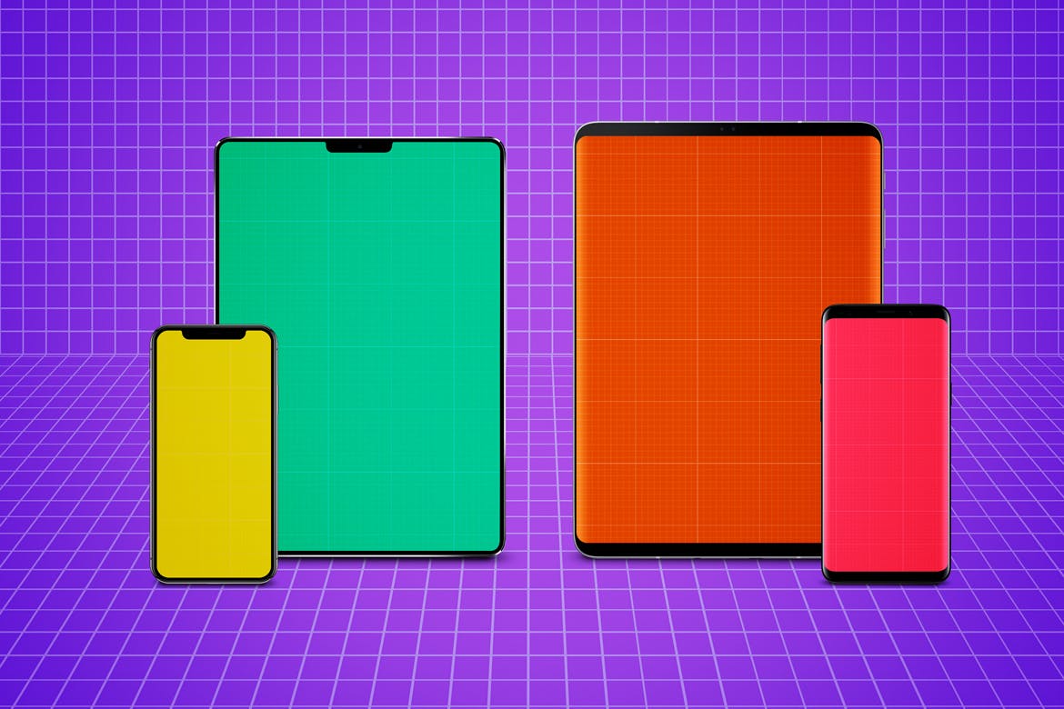 Android&iOS应用UI设计效果图样机模板v2 Android & iOS Mockup V.2插图(8)