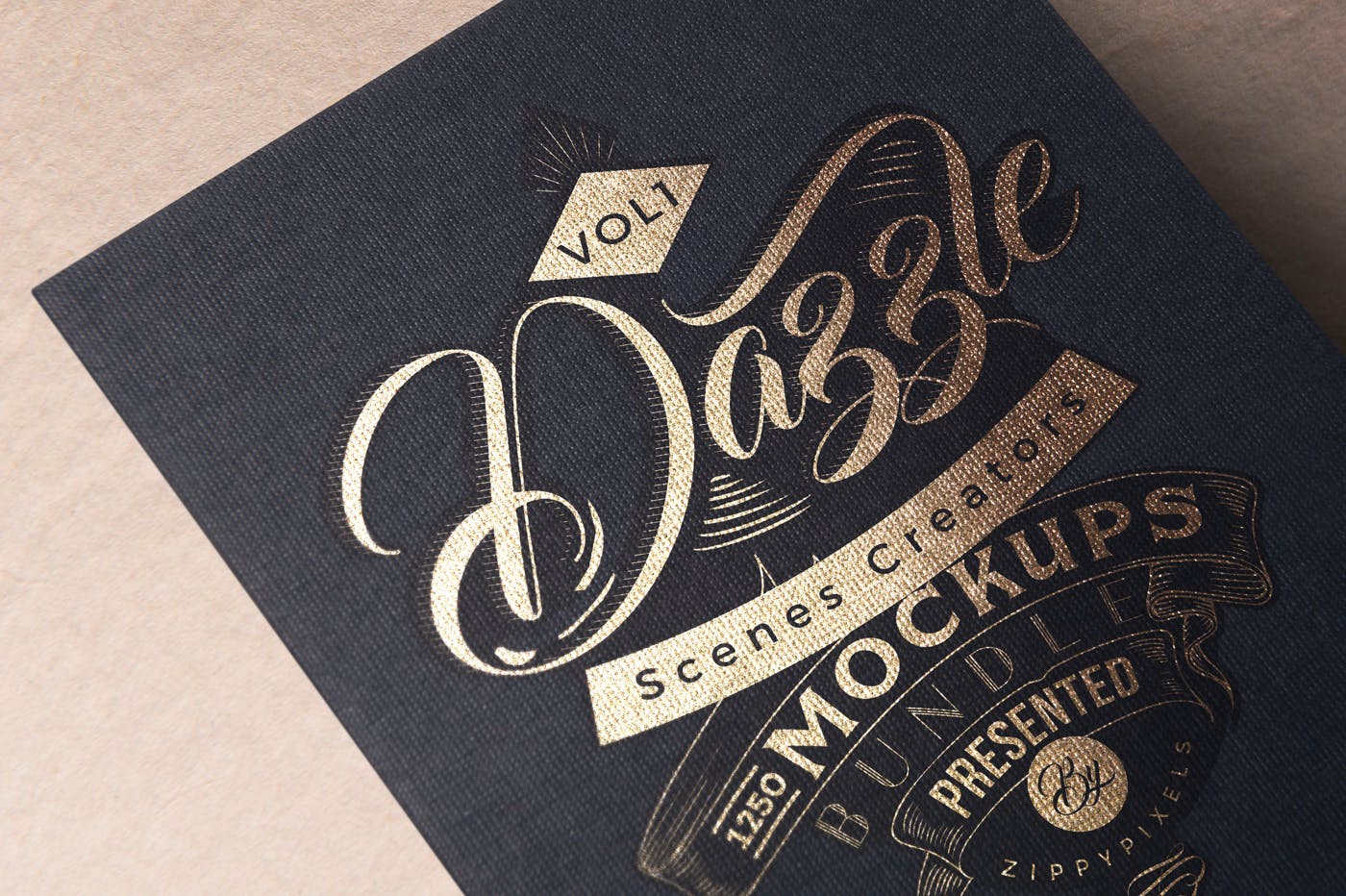 逼真Logo商标印刷效果图样机模板 Photorealistic Paper Logo Mockups插图(3)