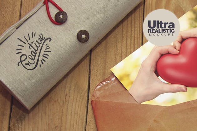 个性化信封邀请函设计样机模板 Personalized Invitation插图(3)