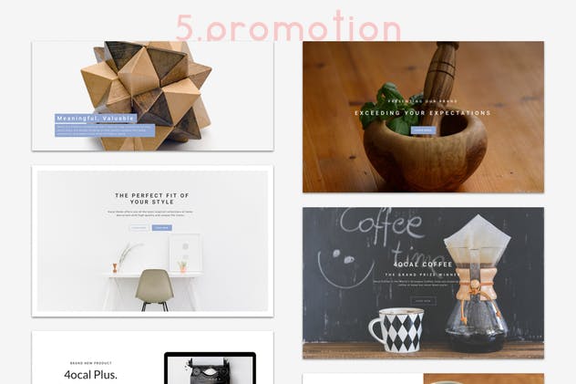 专业的Web用户界面工具包[260+UI组件] 4ocal Web UI Kit for Photoshop插图(8)