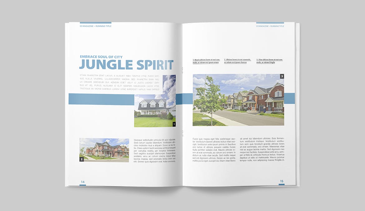 建筑设计主题杂志设计INDD模板 Magazine Template插图(6)