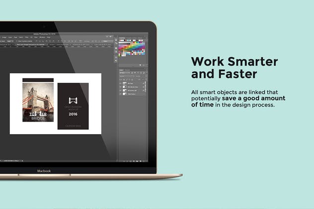 桌面日历设计展示样机模板v3 Desk Calendar Mock-Up vol.3插图(5)