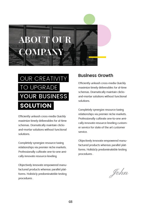 时尚简约多用途的公司业务手册画册楼书杂志设计模板（indd）插图(5)