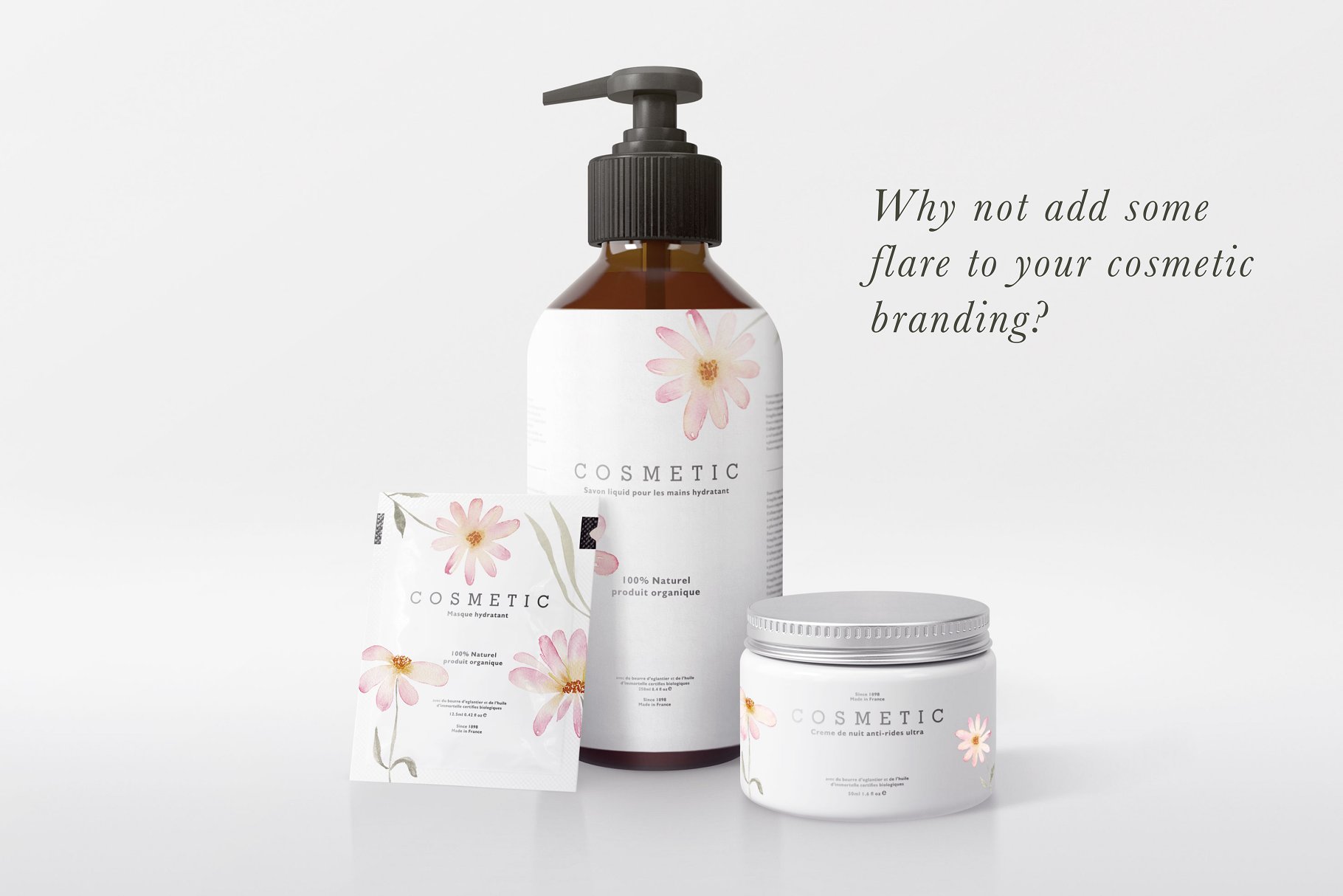 独立手绘花卉树叶图像 Daisy Belle – Watercolor Flowers插图(3)