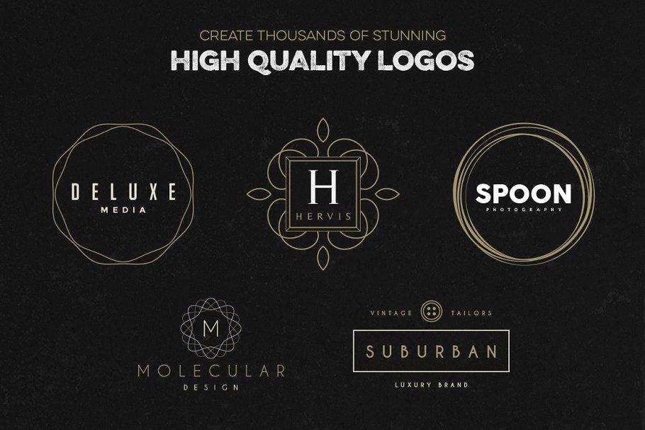 超级创意Logo设计工具包 Logo Creation Kit + Bonus插图(2)