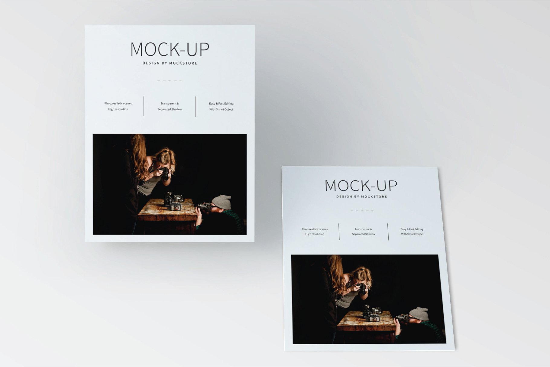 美国信纸大小的海报展示样机下载 US Letter Flyer Mock-Up [psd]插图(8)