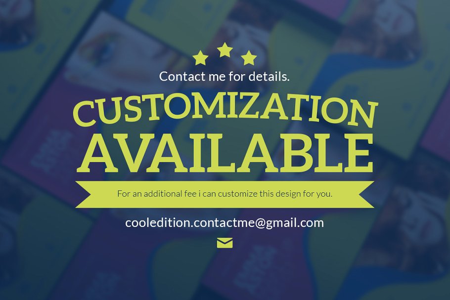 现代创意行业/企业名片设计模板素材 Modern Business Card 5插图(4)