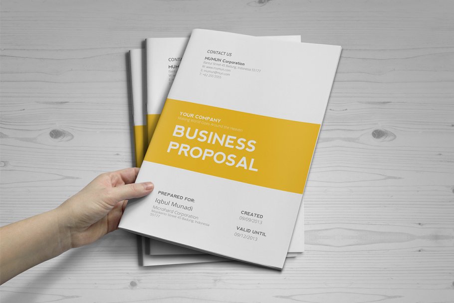 极简主义企业项目提案介绍模板 Jogja Simple Proposal Template插图(1)