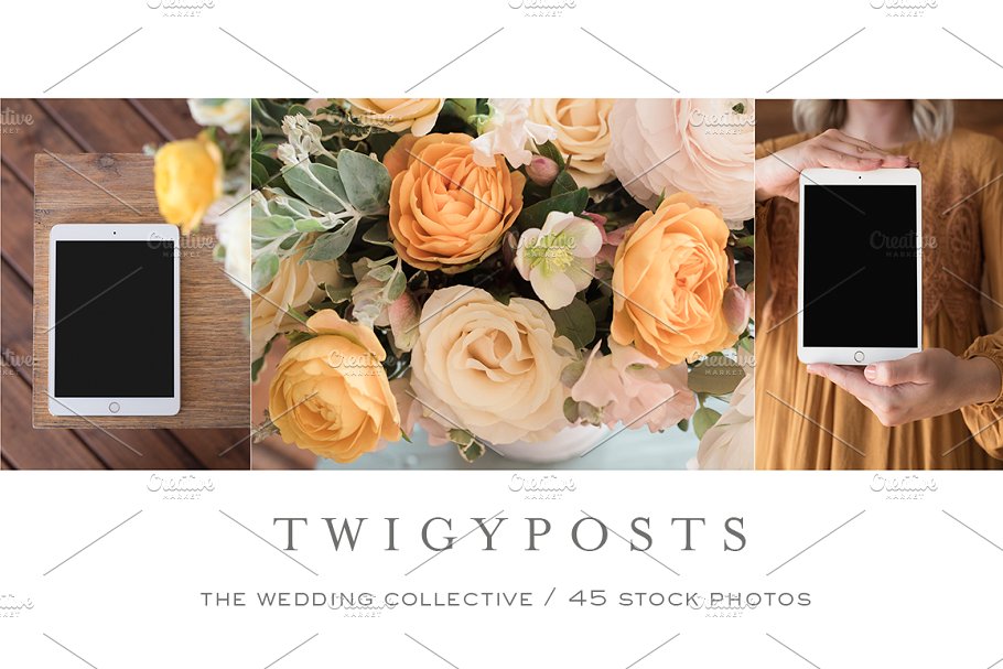 婚礼场景照片样机合集 Ultimate Wedding Stock Photo Bundle插图(8)