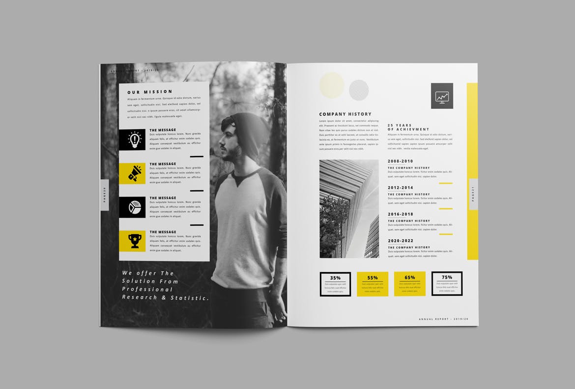 企业年度报告/市场年终报告设计模板 Annual Report插图(10)