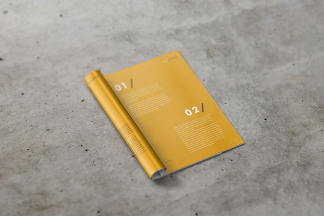 高级时尚杂志样机模板 Magazine Mockup – US Letter 8.5×11 inch插图(9)