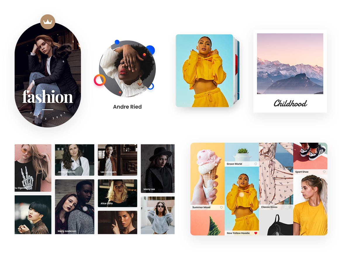 100个APP＆Web原型UI界面设计元素下载 Web Elements插图(6)