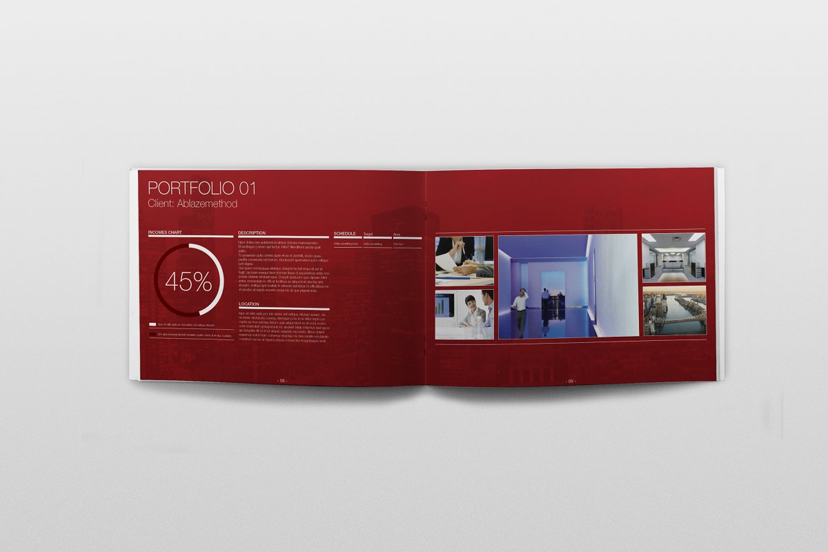 品牌企业宣传册设计模板插图(4)