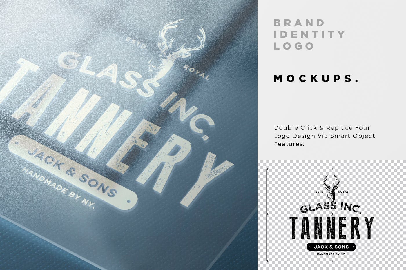 品牌VI系统Logo设计效果图样机 Brand Identity Logo Mockups插图(4)