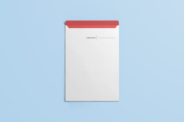 C4规格大信封设计样机模板 Envelope C4 Mock-up插图(6)