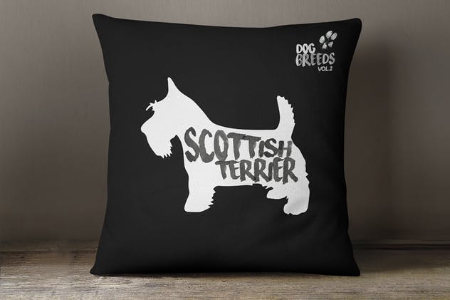 10款动物犬种矢量插画素材 10 Dog Breeds vol2 + Bonus插图(5)