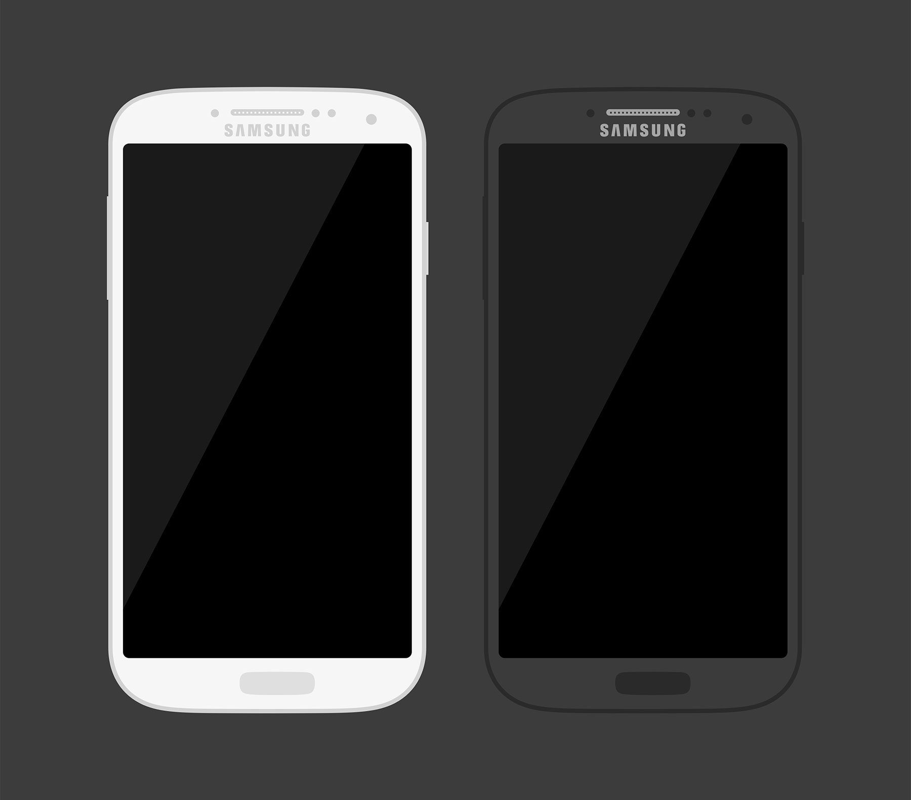 Samsung Galaxy S4 Mockups