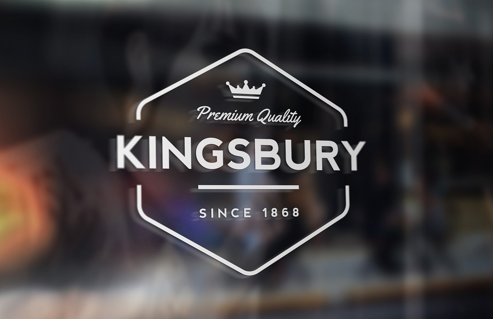 橱窗标志展示样机 Window Sign Mockup插图(1)