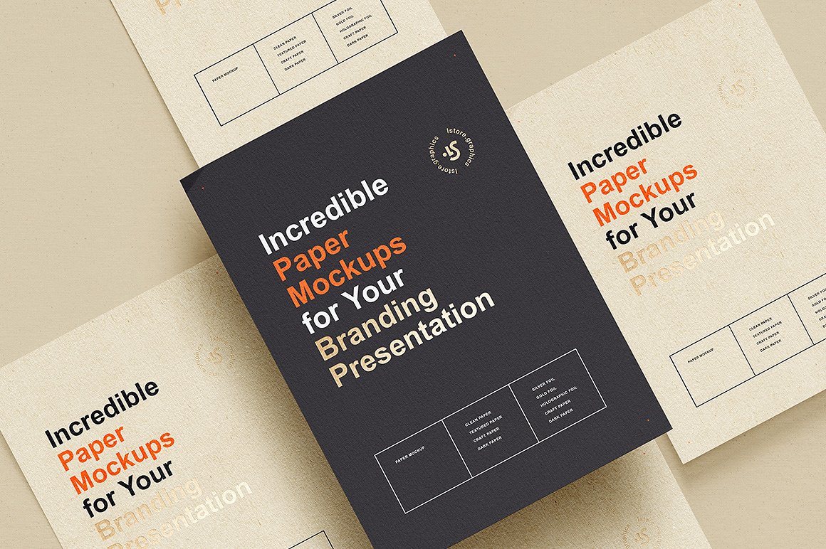 品牌演示场景样机模板合集 Branding Mockup Bundle, Paper[9.54GB]插图(16)