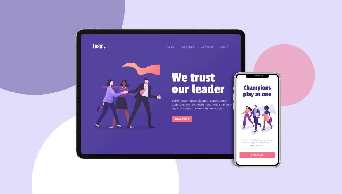 9款团队合作主题矢量素材库精选概念插画素材集 9 Teamwork Spot Concepts Set插图(4)