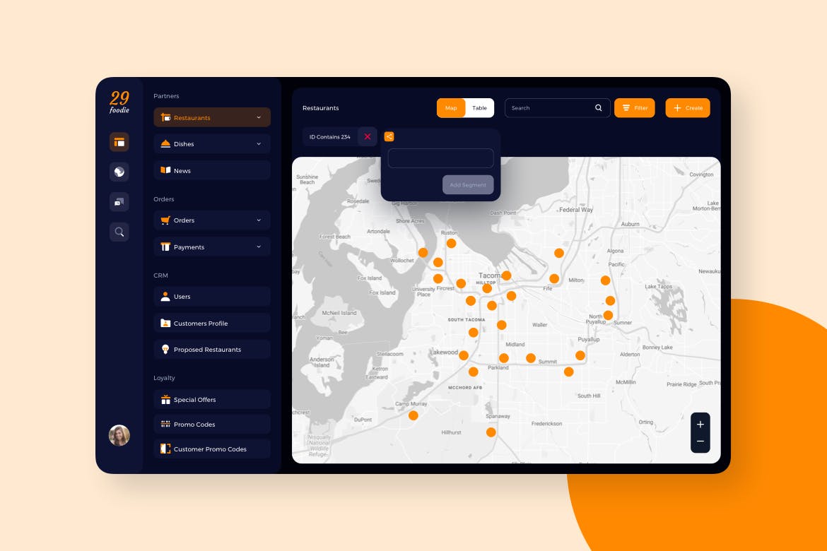 美食主题网站/平台餐厅管理界面UI设计模板 29Foodie Food Admin Restaurant Ui – FP插图(1)