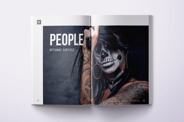 时尚艺术照片摄影作品杂志画册设计模板 Multipurpose Photo Magazine A4 & US Letter 28 Pgs插图(9)
