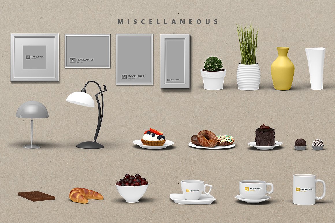 100+ 4K高分辨率的办公用品展示样机下载[psd,jpg]插图(7)