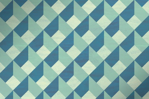 立体几何镶嵌图案素材 Geometric Marquetry Patterns插图(9)