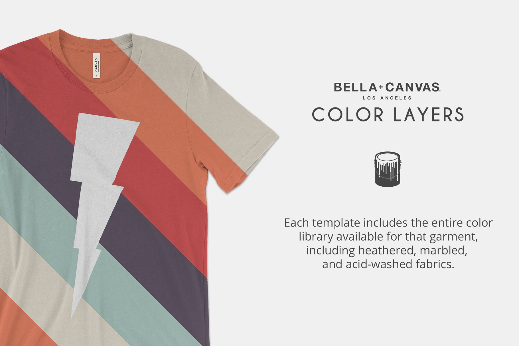 Bella Canvas 3001 T恤设计展示样机 Bella Canvas 3001 T-Shirt Mockups插图(5)