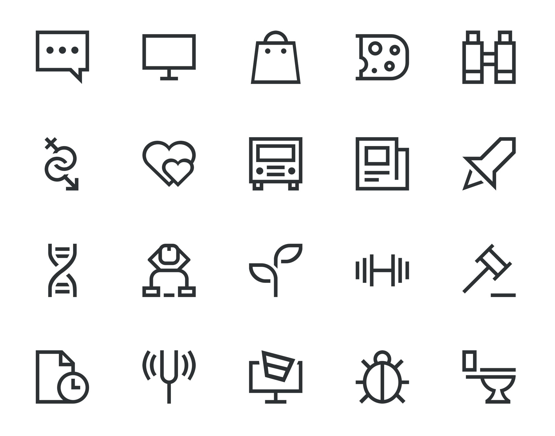 Epic Outline Icons