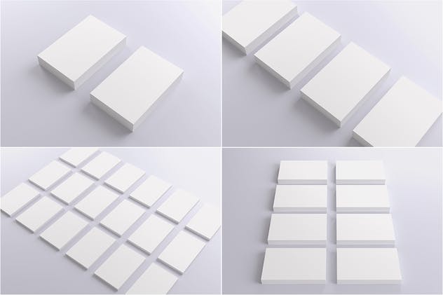 UK尺寸规格企业名片设计效果图素材库精选 UK Business Cards Mock-up’s [85×55 mm]插图(8)