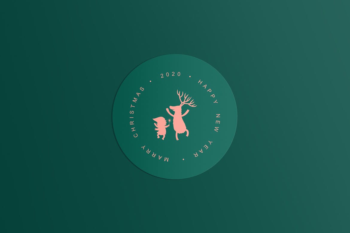 圆形卡片/贴纸设计效果图样机素材库精选v1 Round Cards / Stickers Mock-Ups Vol.1插图(9)