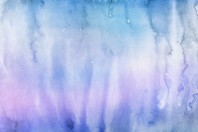 冬天冰雪水彩背景套装Vol.2 Winter Watercolor Backgrounds 2插图(10)