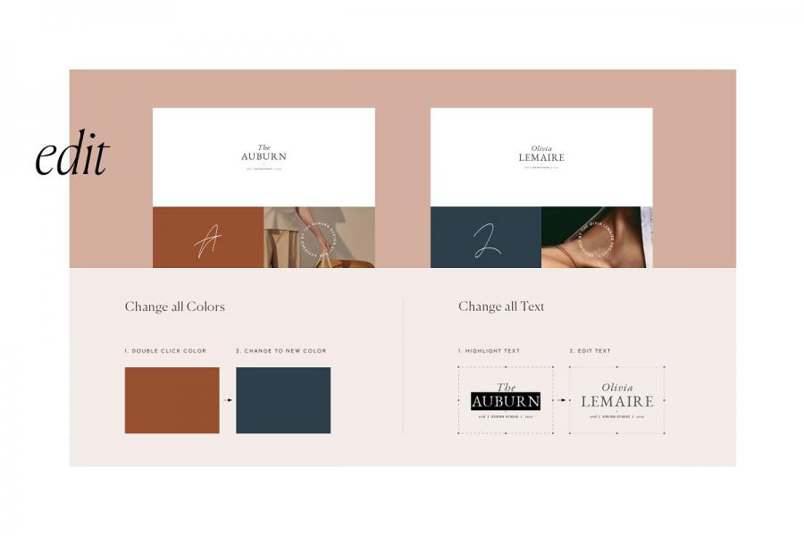 奥本高端企业品牌表单设计模板插图(2)