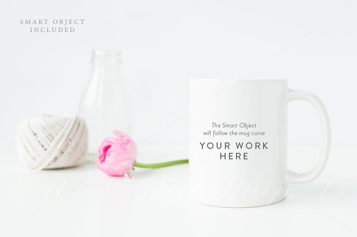 马克杯造型模型 Styled MUG mock up插图