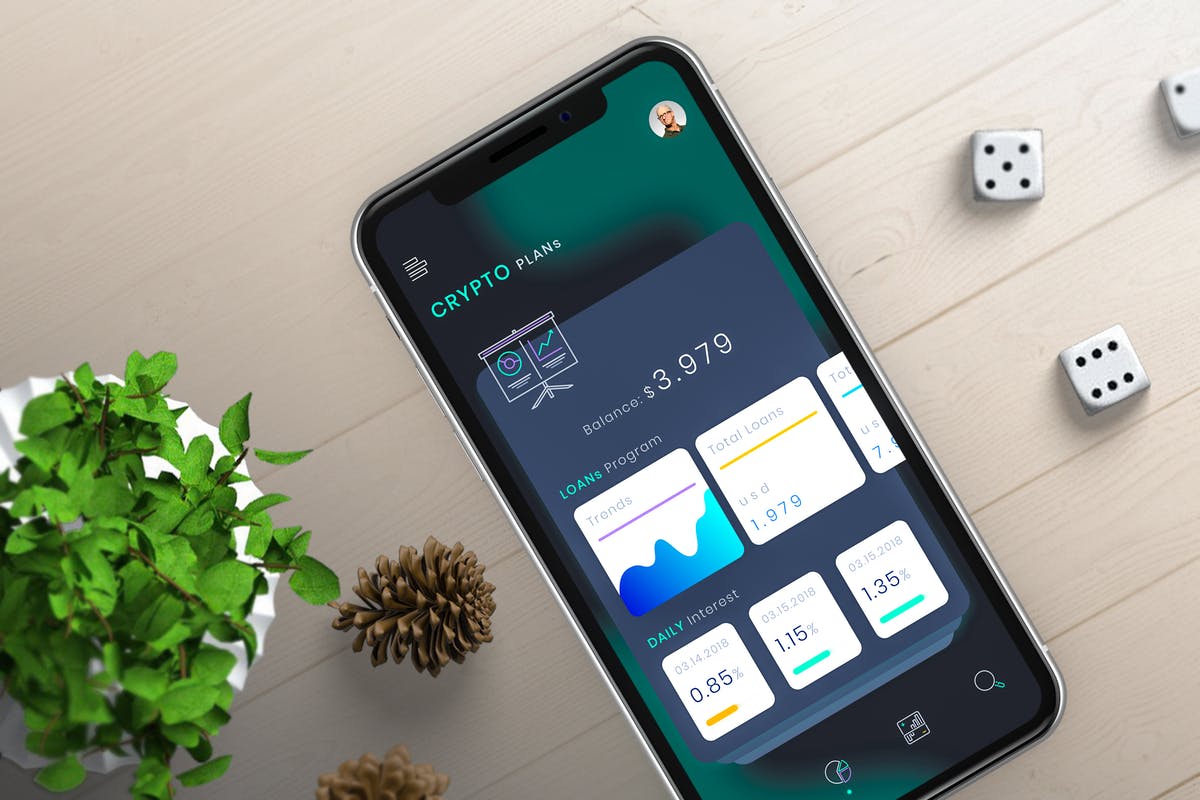 加密货币贷款计划APP应用UI界面 Crypto Loans Plan 2 Mobile Ui – TH插图