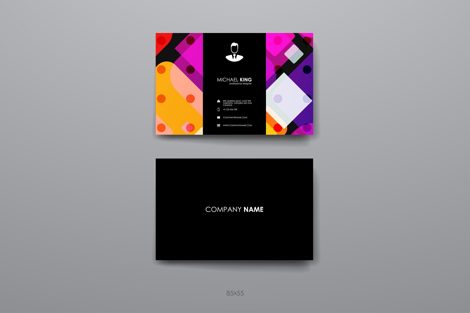 8款企业个人名片抽象设计模板 8 Business Cards插图(35)