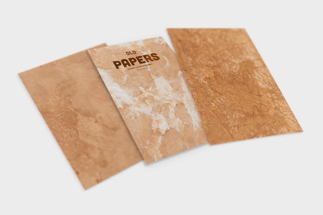 老旧复古纸张纹理背景套装v1 Old Papers  Texture Backgrounds V01插图(2)