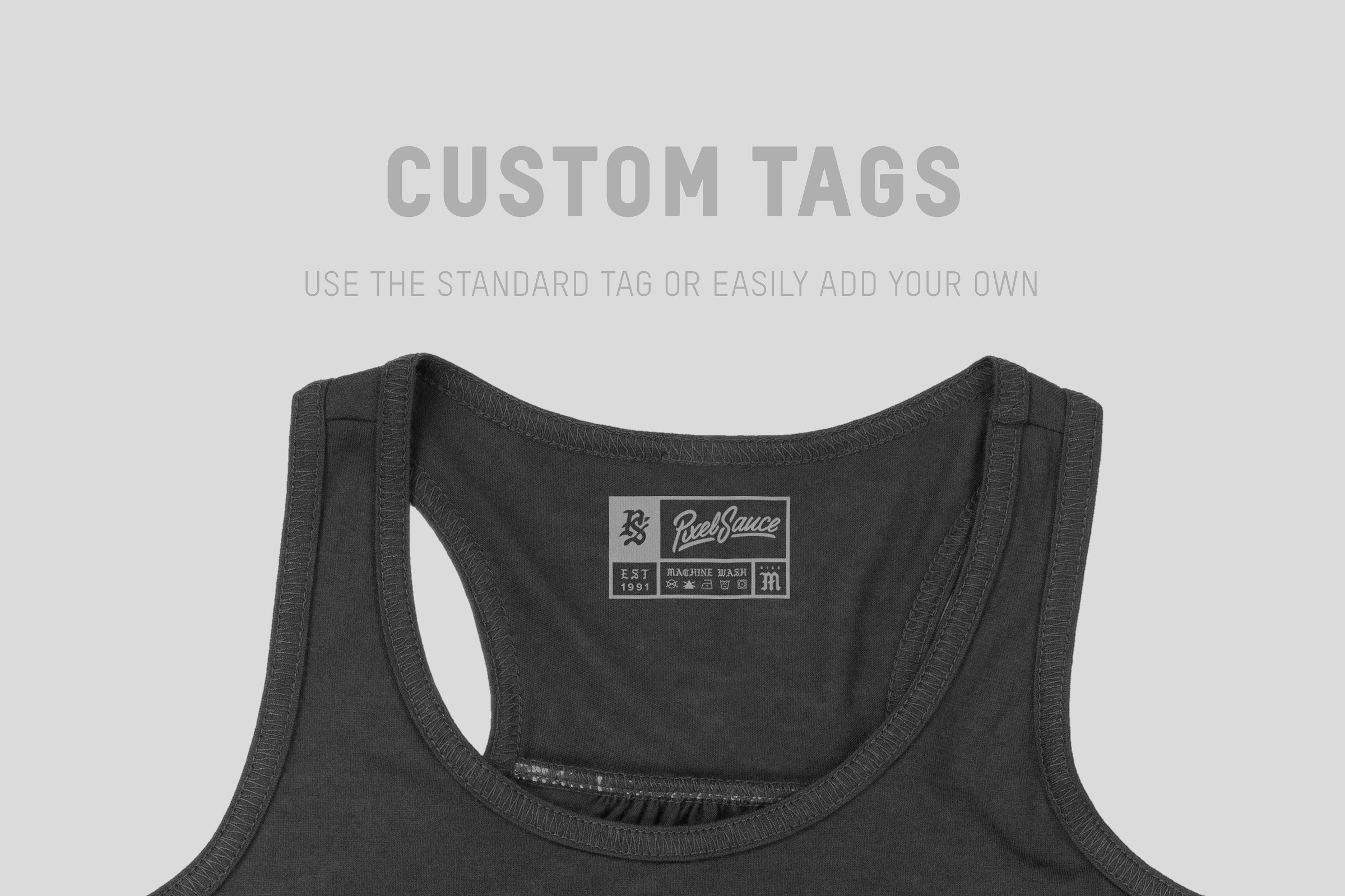 男士无袖背心服装样机 Bella Canvas 8800Y Youth Racerback插图(6)