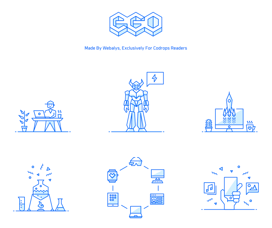 科研主题插图集 EGO Illustrations (AI, Sketch, SVG)插图(2)