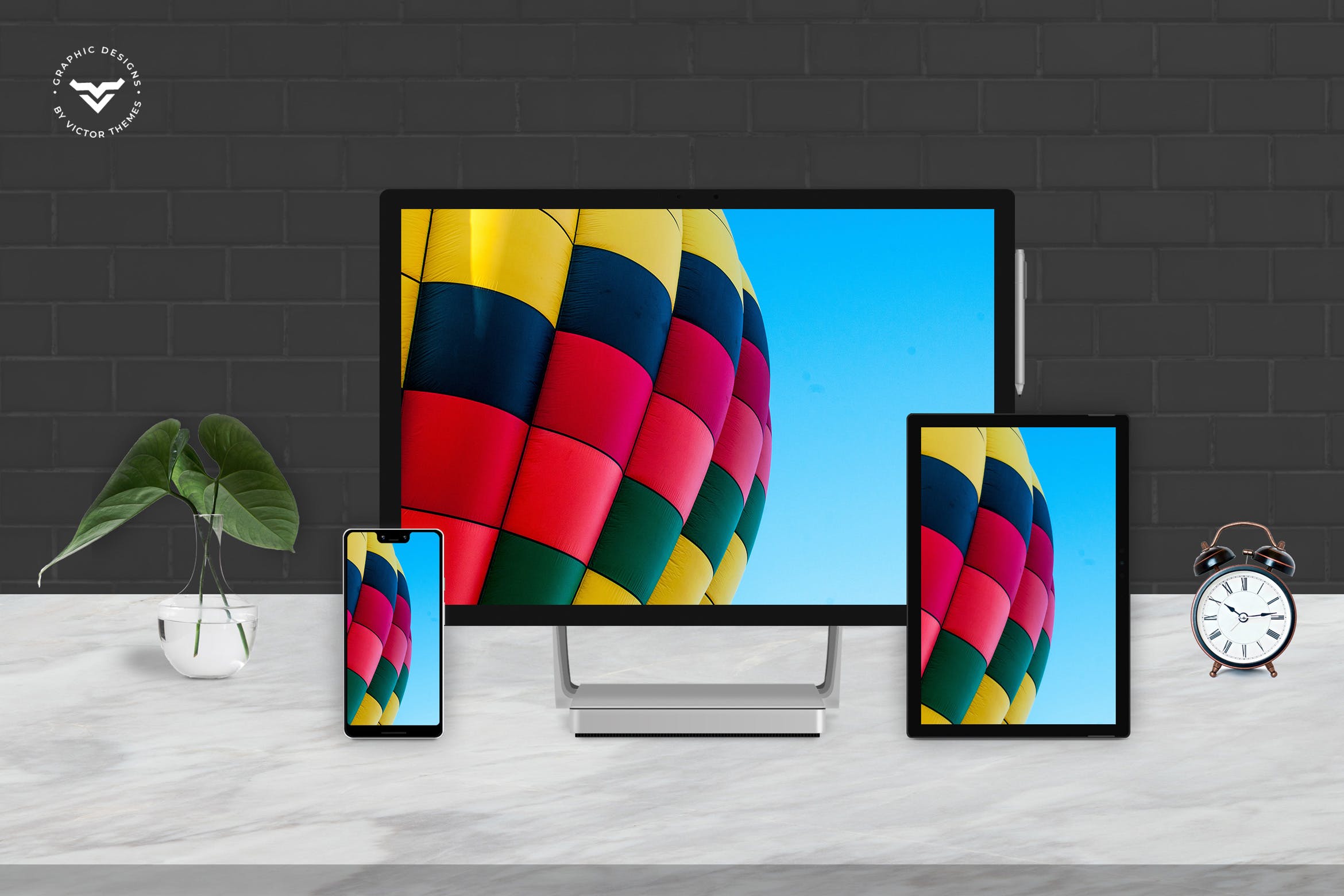 响应式设计多设备预览样机模板 Responsive Mockups插图