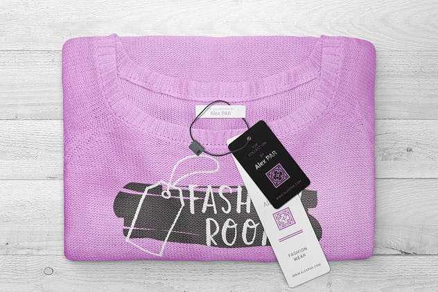 女式时尚印花毛衣服装样机 Women’s Sweater Mockups插图(5)