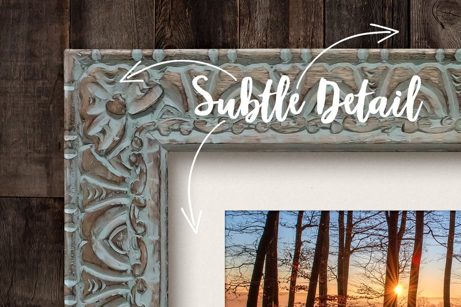 复古怀旧风格相框样机模板集 Picture Frame Mockups Volume 2插图(5)