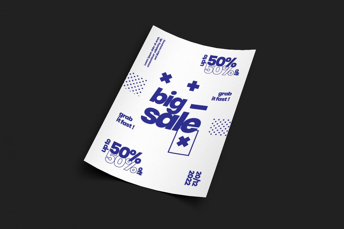 简约文字&符号版式设计海报PSD素材素材库精选 Raul Poster Design插图(2)