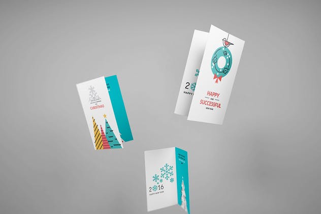 邀请函/明信片/贺卡样机模板 Invitation/ Greeting Card Mockups插图(7)