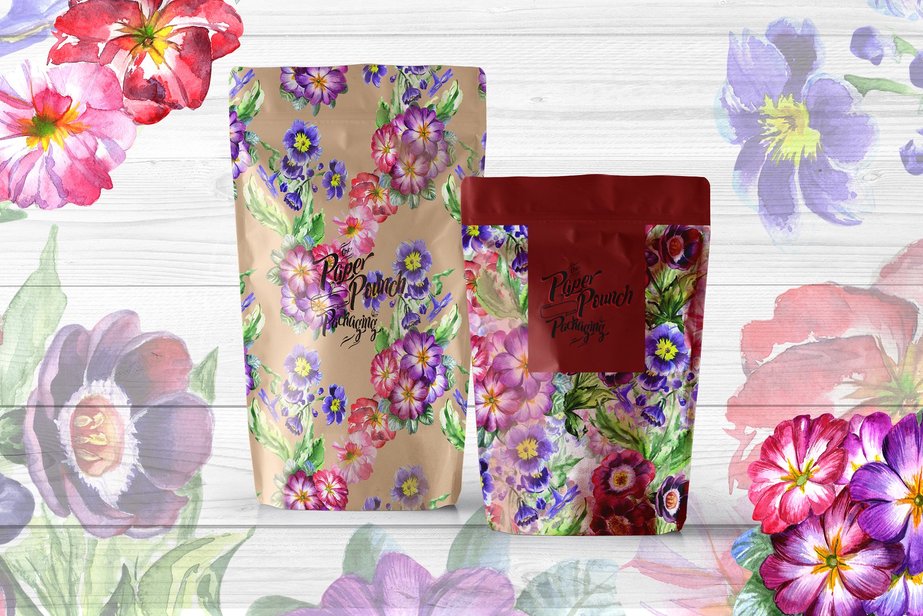 超赞的30款紫罗兰花水彩集打包下载[png,jpg]插图(5)